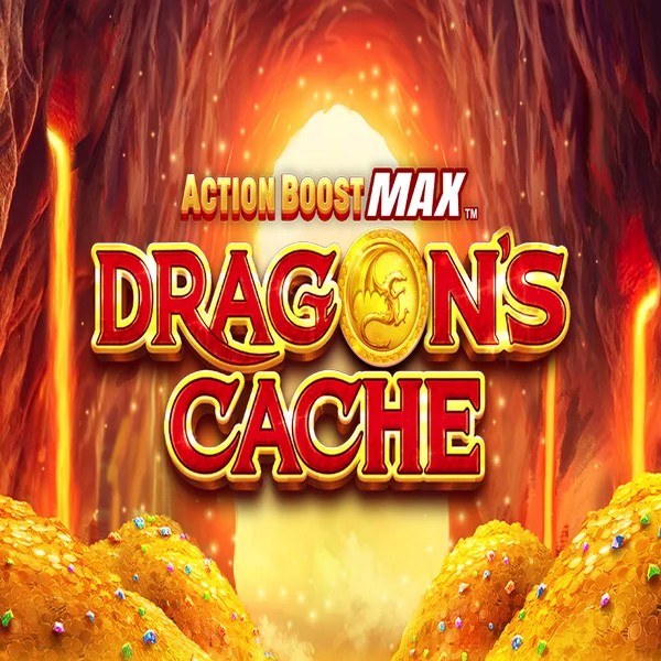 Action Boost Max Dragon's Cache logo by SpinPlay Games X3bet casino