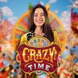 Live Casino logo of Crazy Time from Evolution at X3bet casino