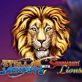Stellar Jackpots with Serengeti Lions slot visual from Lightning Box Game available on x3-bet.ch