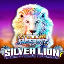 Stellar Jackpots with Silver Lion logo – Jackpots by Lightning Box Game at X3bet casino
